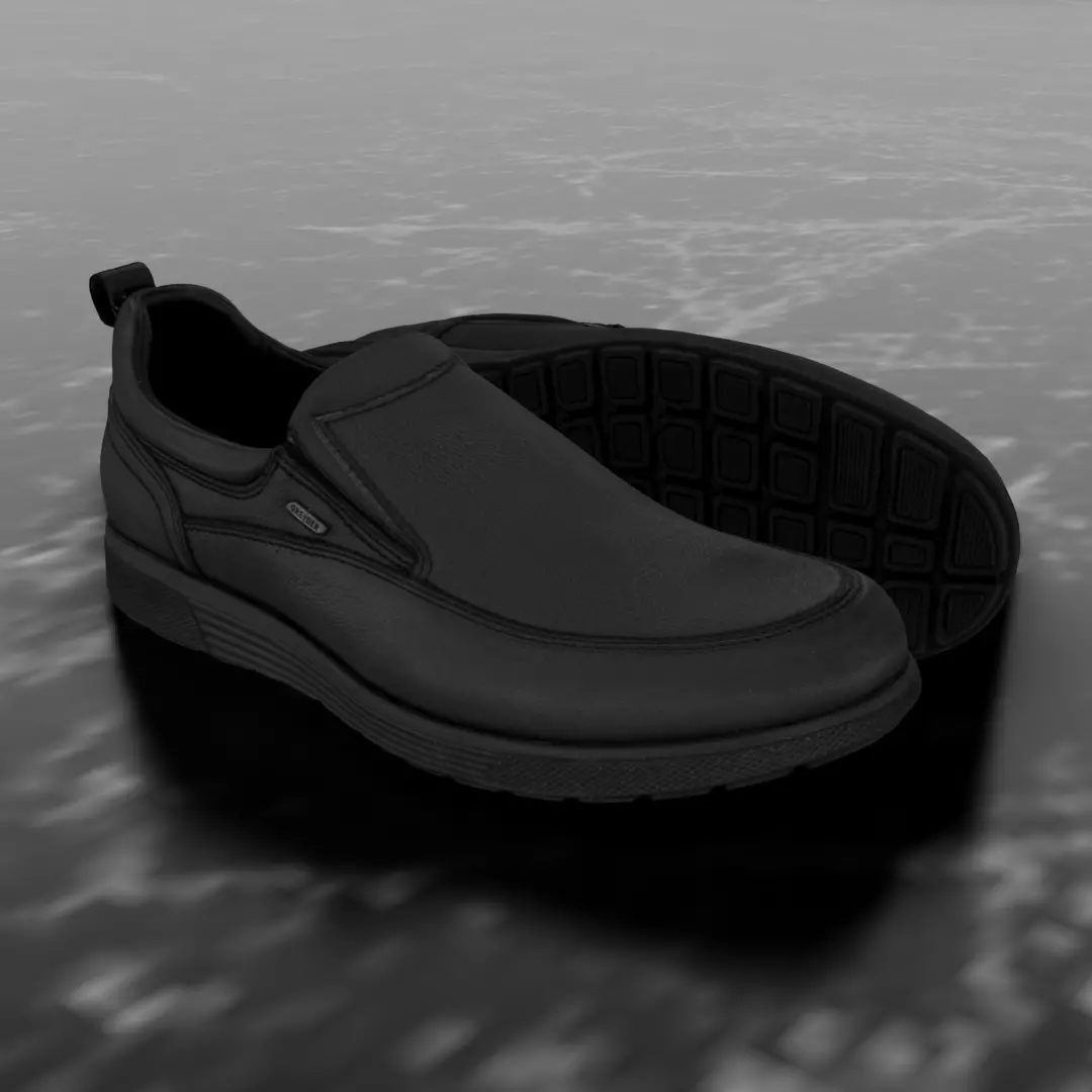 GREYDER LEATHER 3D SHOES CLASSIC Low-poly 3D model_0