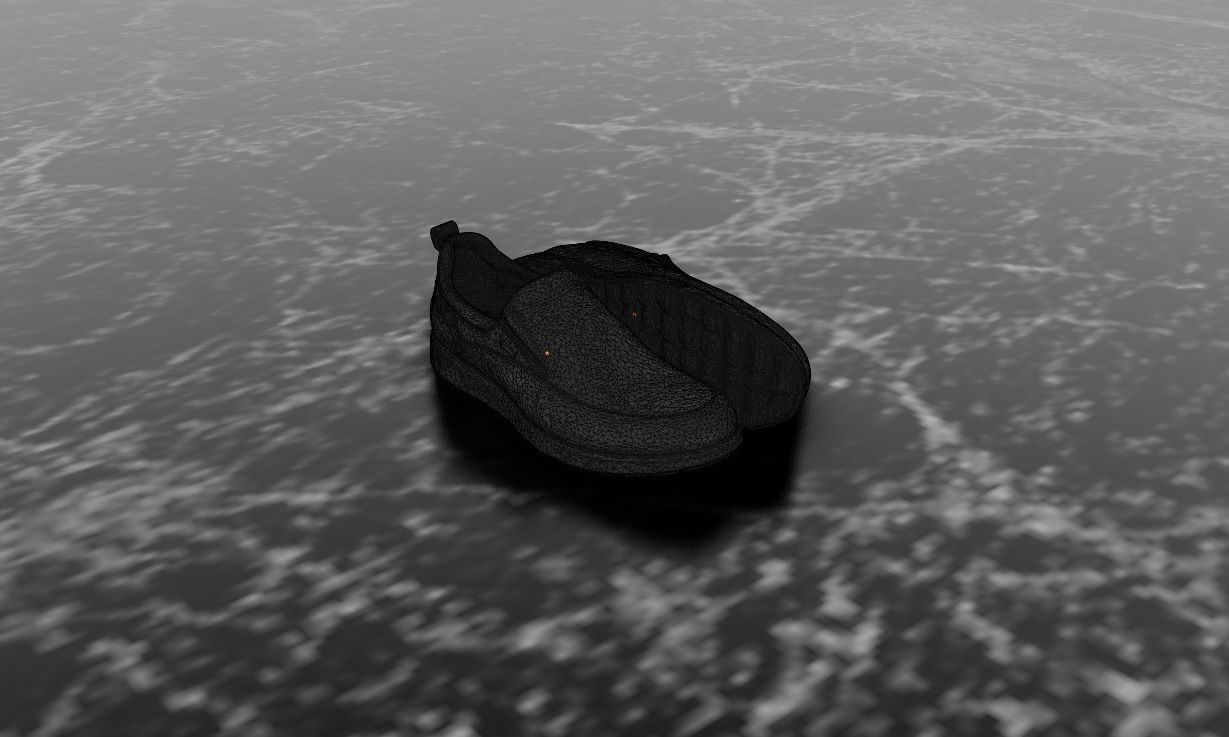 GREYDER LEATHER 3D SHOES CLASSIC Low-poly 3D model_11