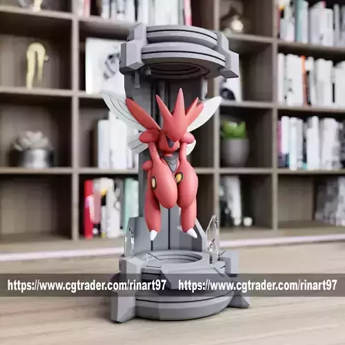 Scizor in the lab from pokemon