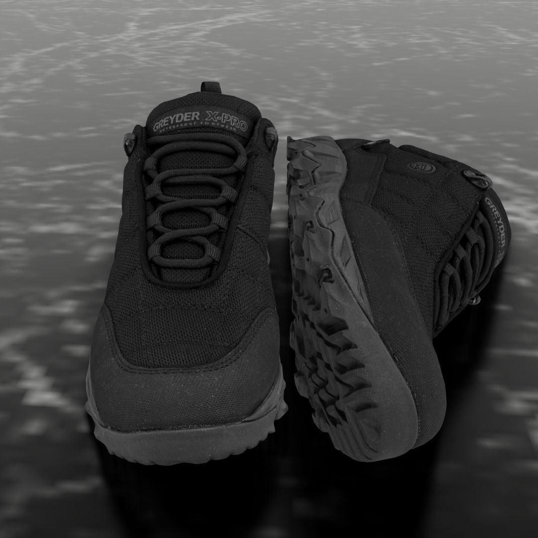 GREYDER X PRO - 3D SHOES Low-poly 3D model_2