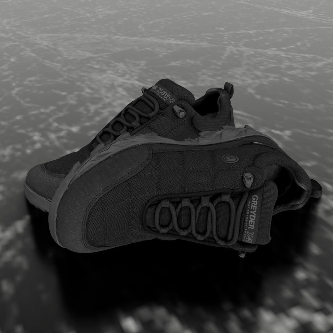 GREYDER X PRO - 3D SHOES Low-poly 3D model_1