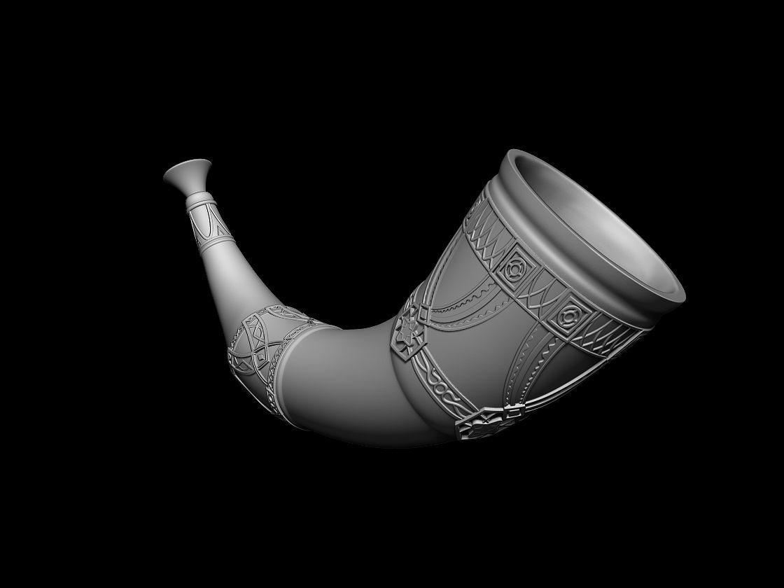 Horn of Boromir lord of the rings 3D DIGITAL DOWNLOAD FILE 3D print model_1