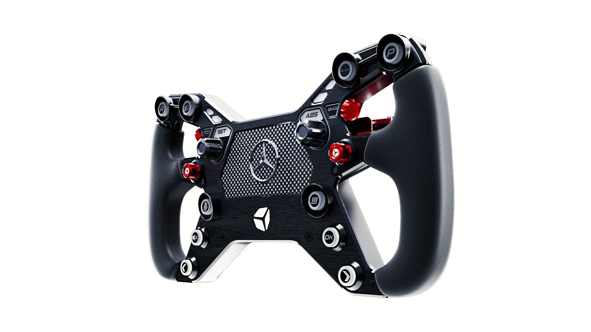 Mercedes AMG GT Cube Controls Wheel 3D model_2