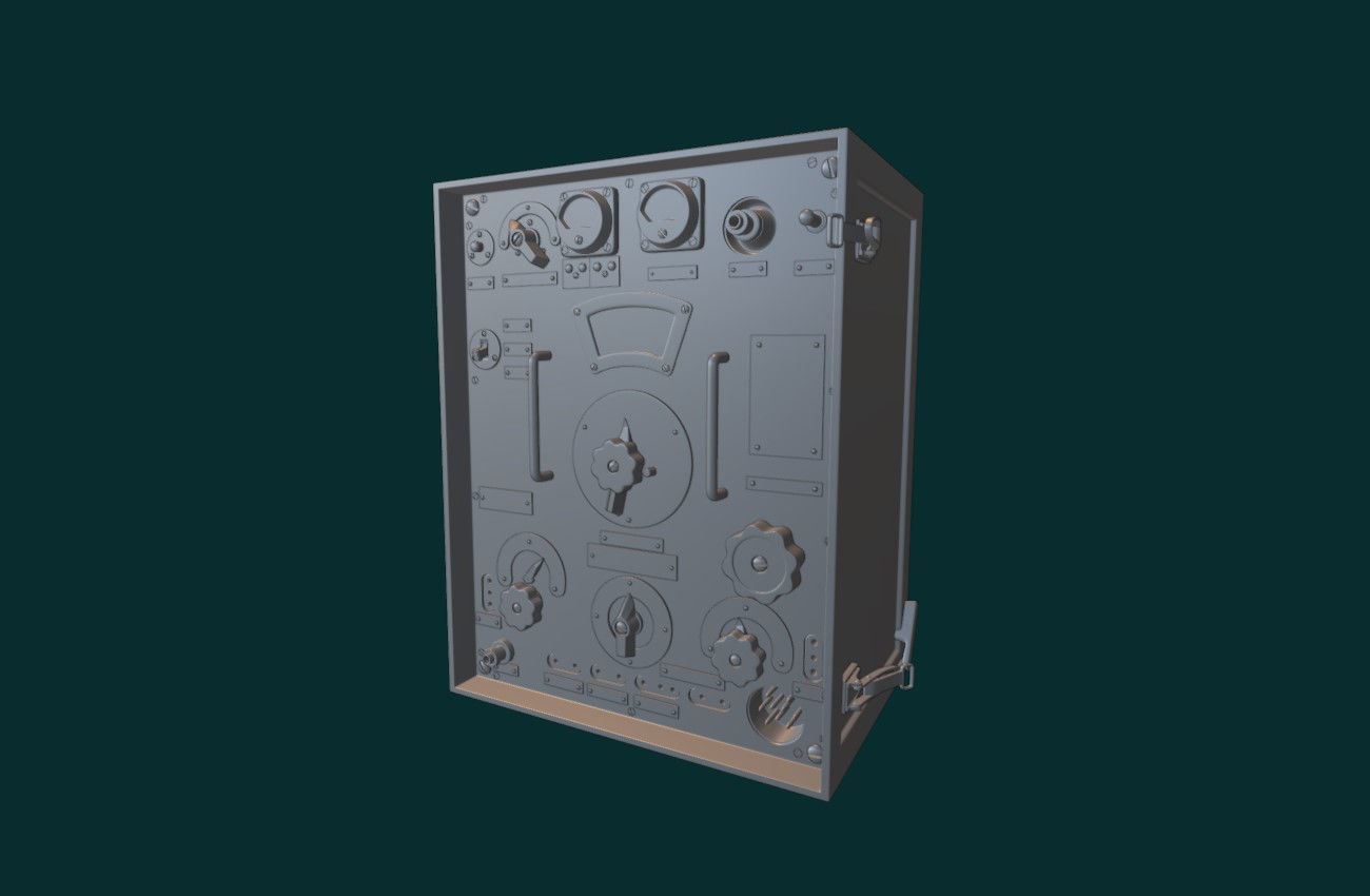 GERMAN RADIO 15 W S E b 3D print model_4