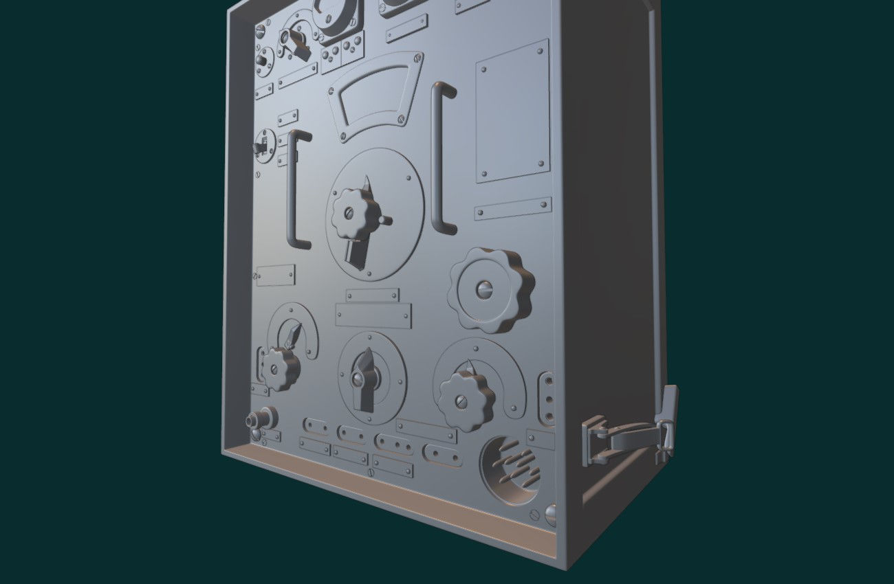 GERMAN RADIO 15 W S E b 3D print model_6