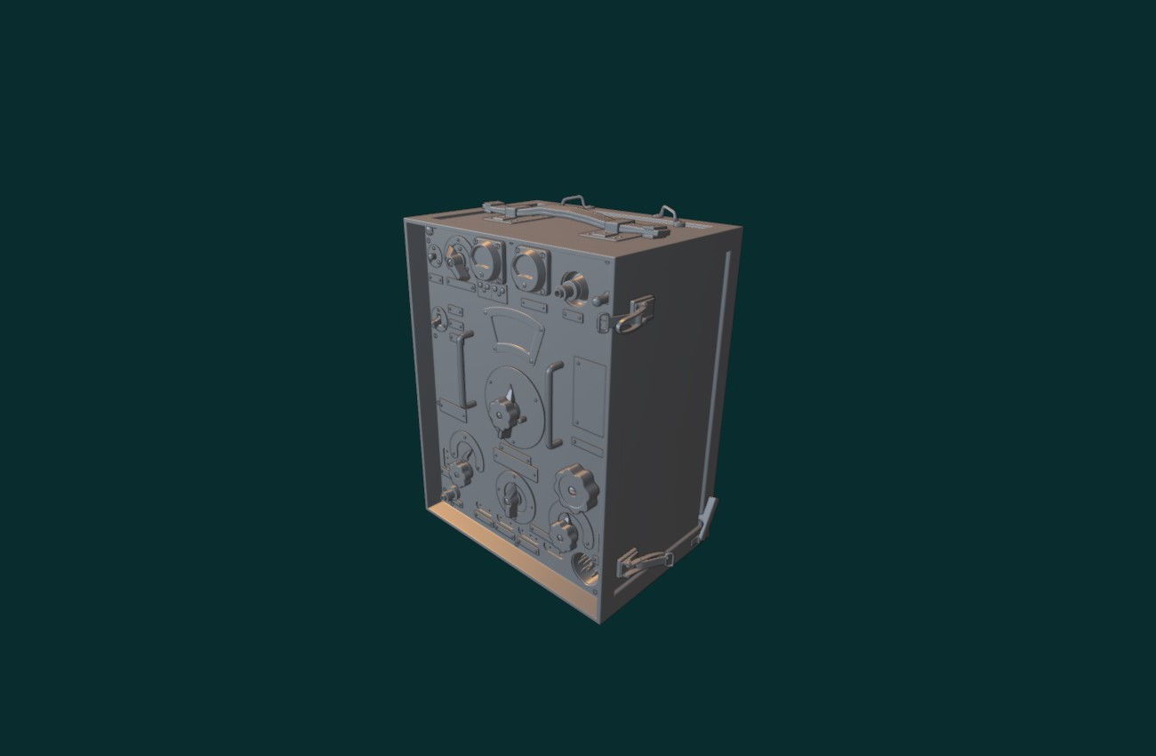 GERMAN RADIO 15 W S E b 3D print model_7