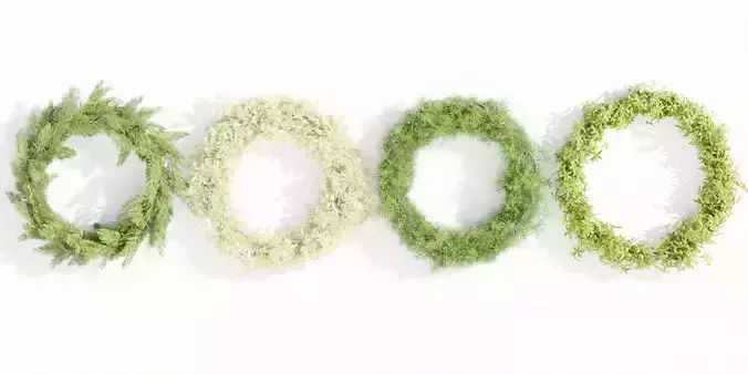 Foliage wreath collection vol 169-Blender