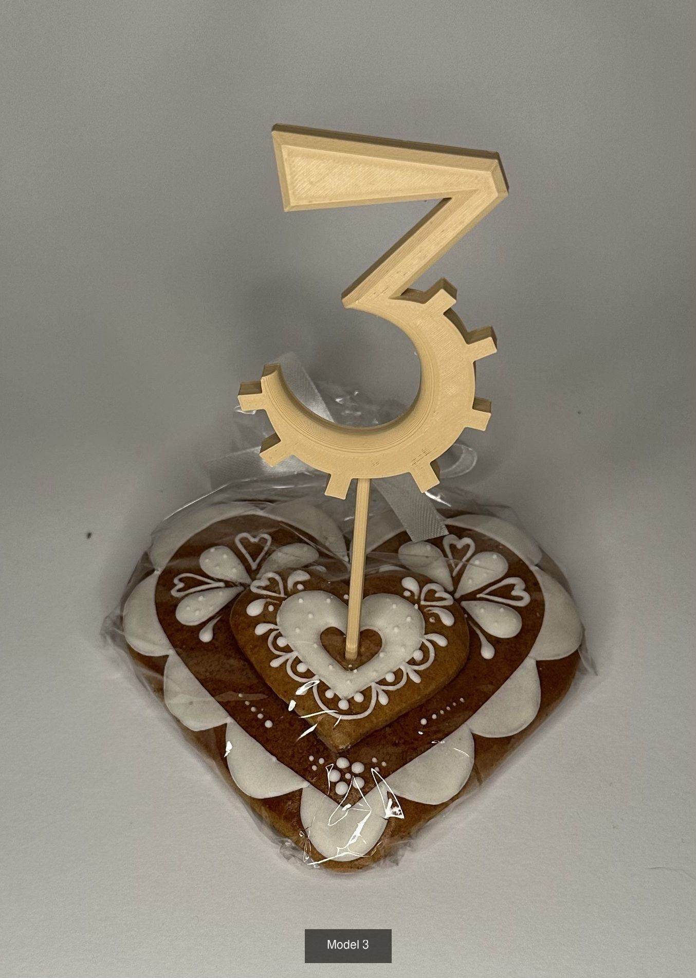 Cake toppers Funny numbers 3D Model Collection_5