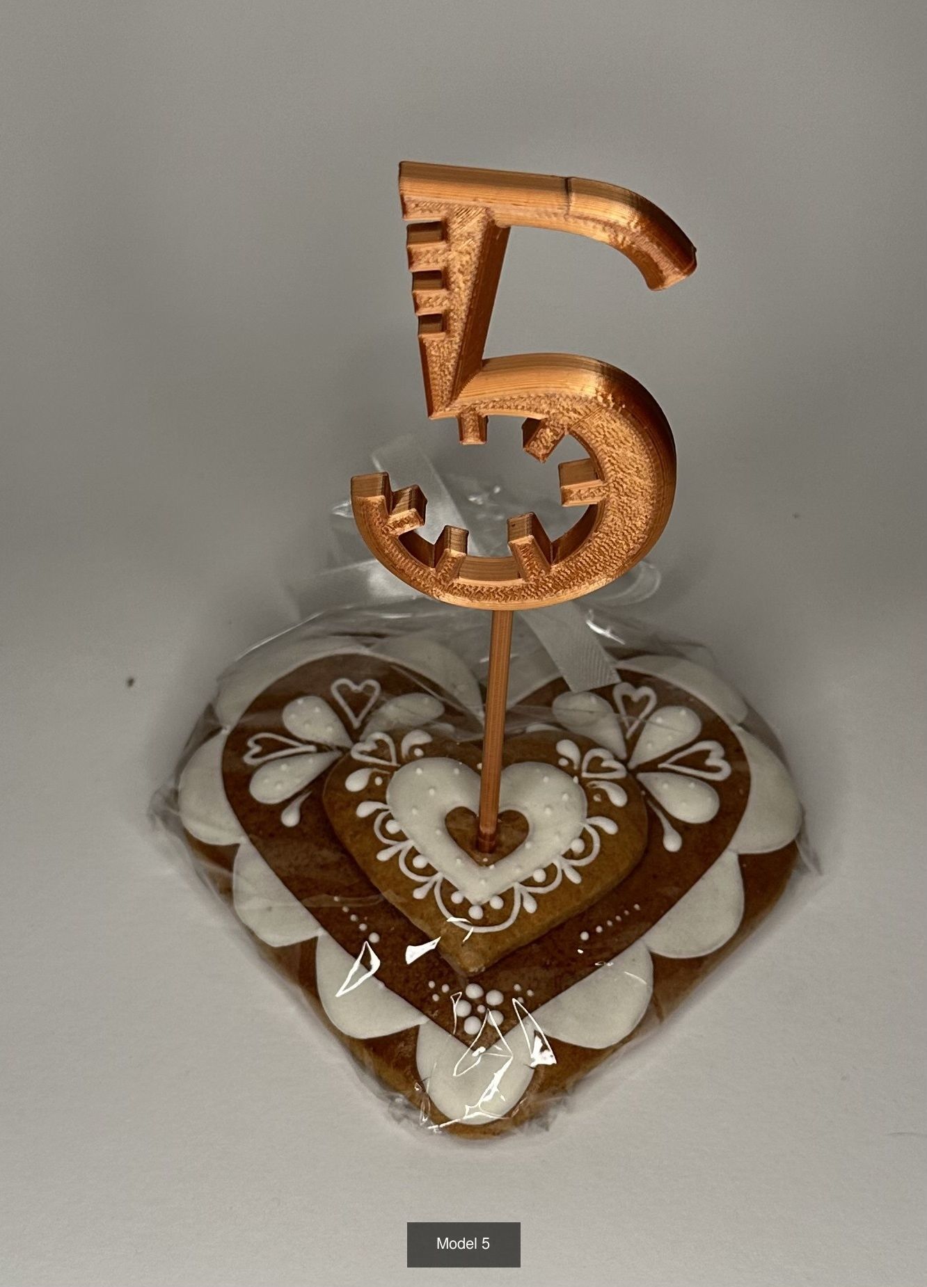 Cake toppers Funny numbers 3D Model Collection_7