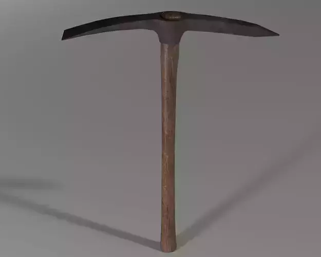 Pickaxe Worn - Railroad Style