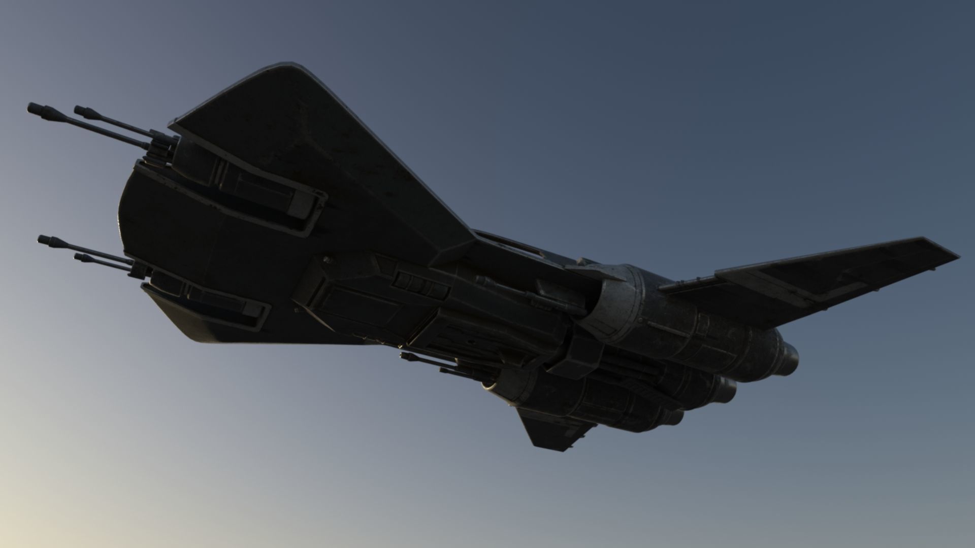 Pirate Snub Fighter 3D model_4