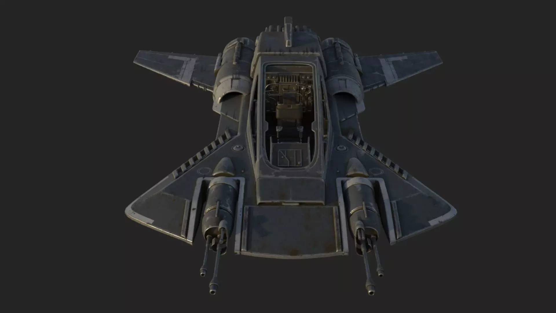 Pirate Snub Fighter 3D model_0