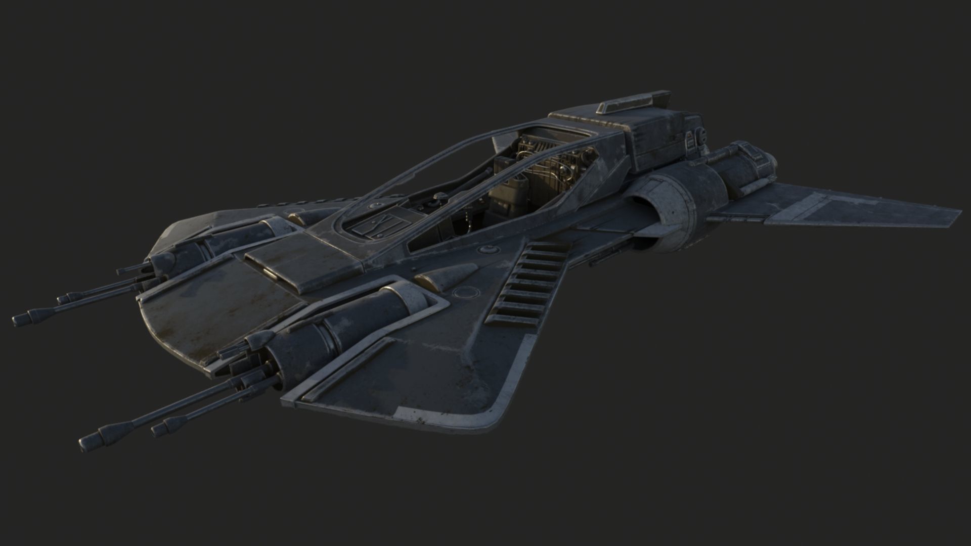 Pirate Snub Fighter 3D model_2