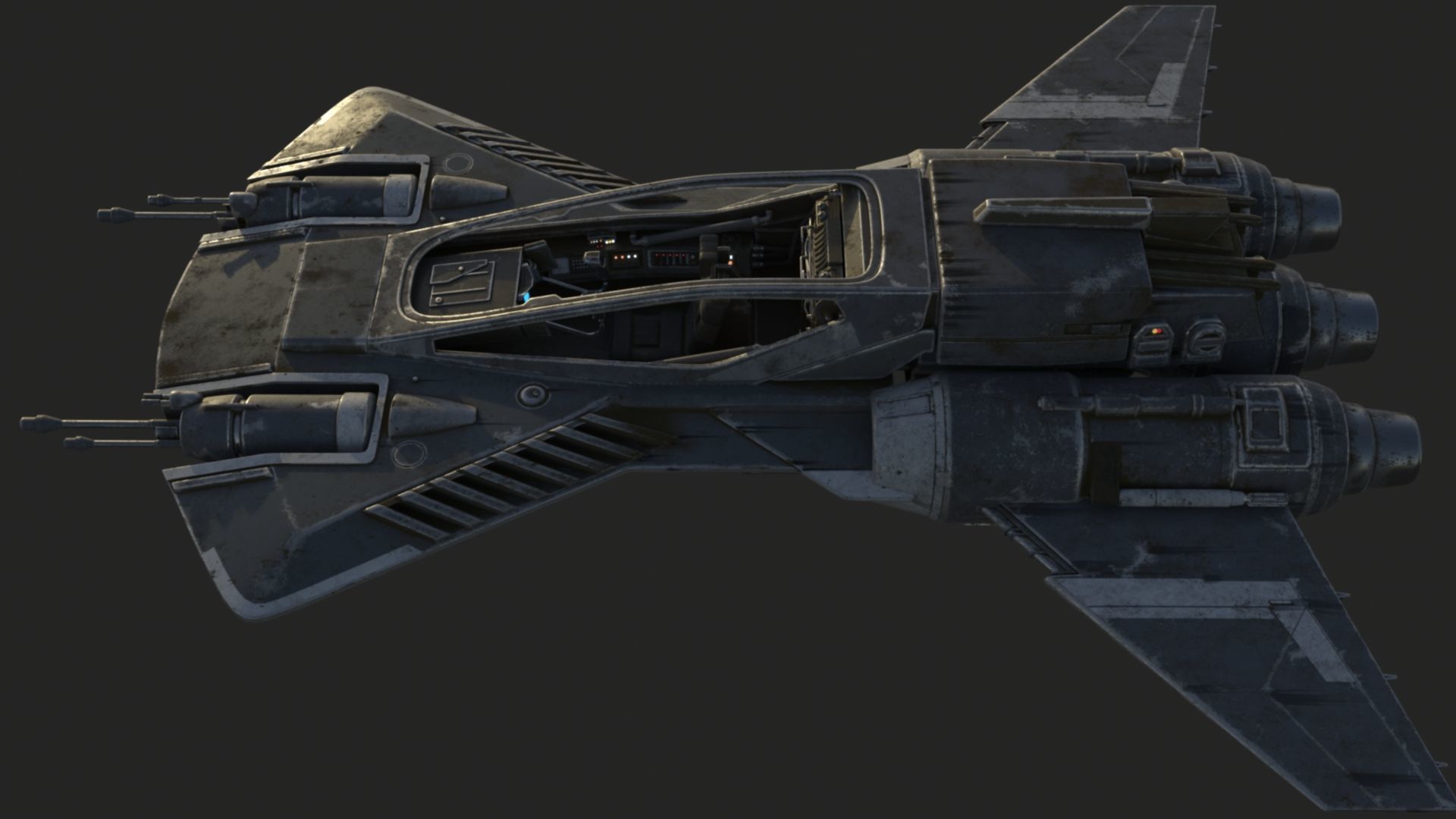 Pirate Snub Fighter 3D model_7