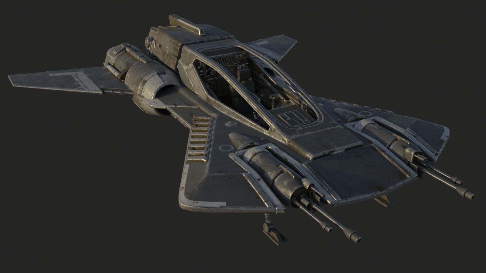 Pirate Snub Fighter 3D model_1