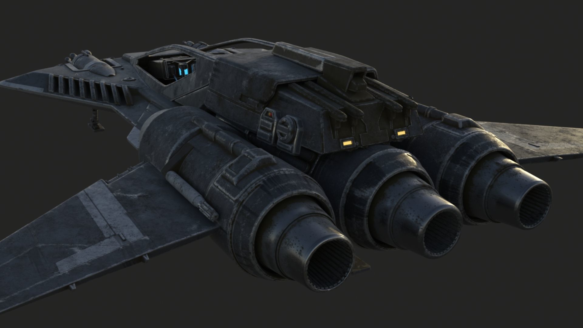 Pirate Snub Fighter 3D model_6