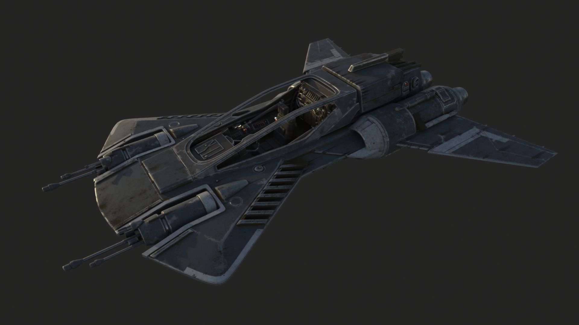 Pirate Snub Fighter 3D model_9