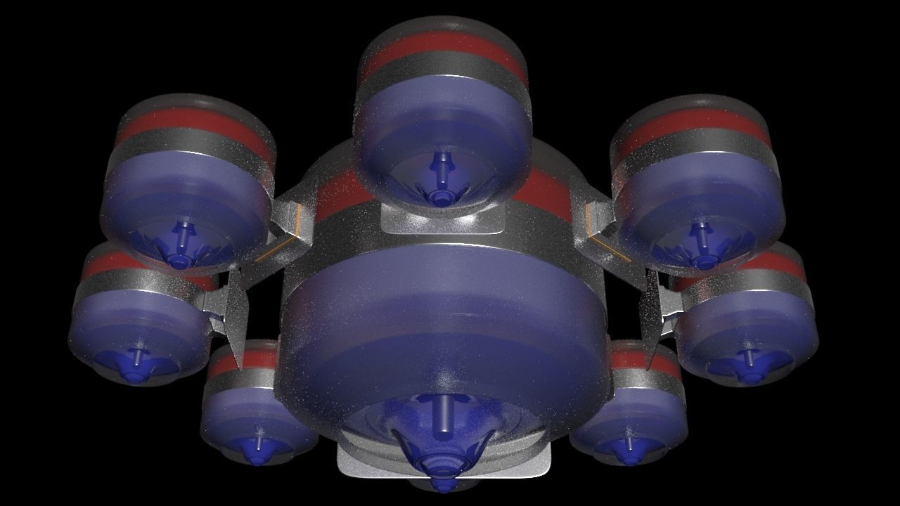Double Dutch Compressor - Solenoid Thruster - Concept 3D print model_17