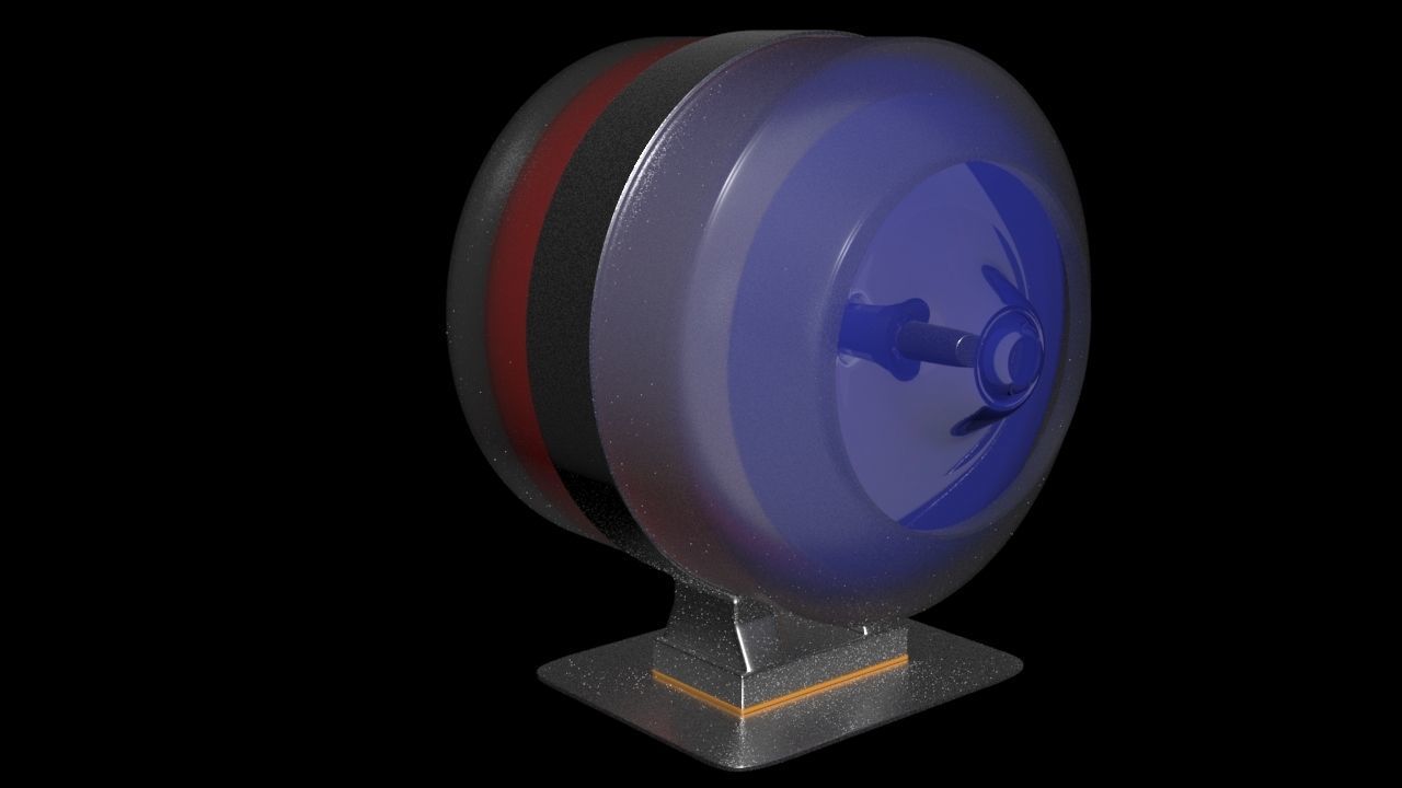 Double Dutch Compressor - Solenoid Thruster - Concept 3D print model_14