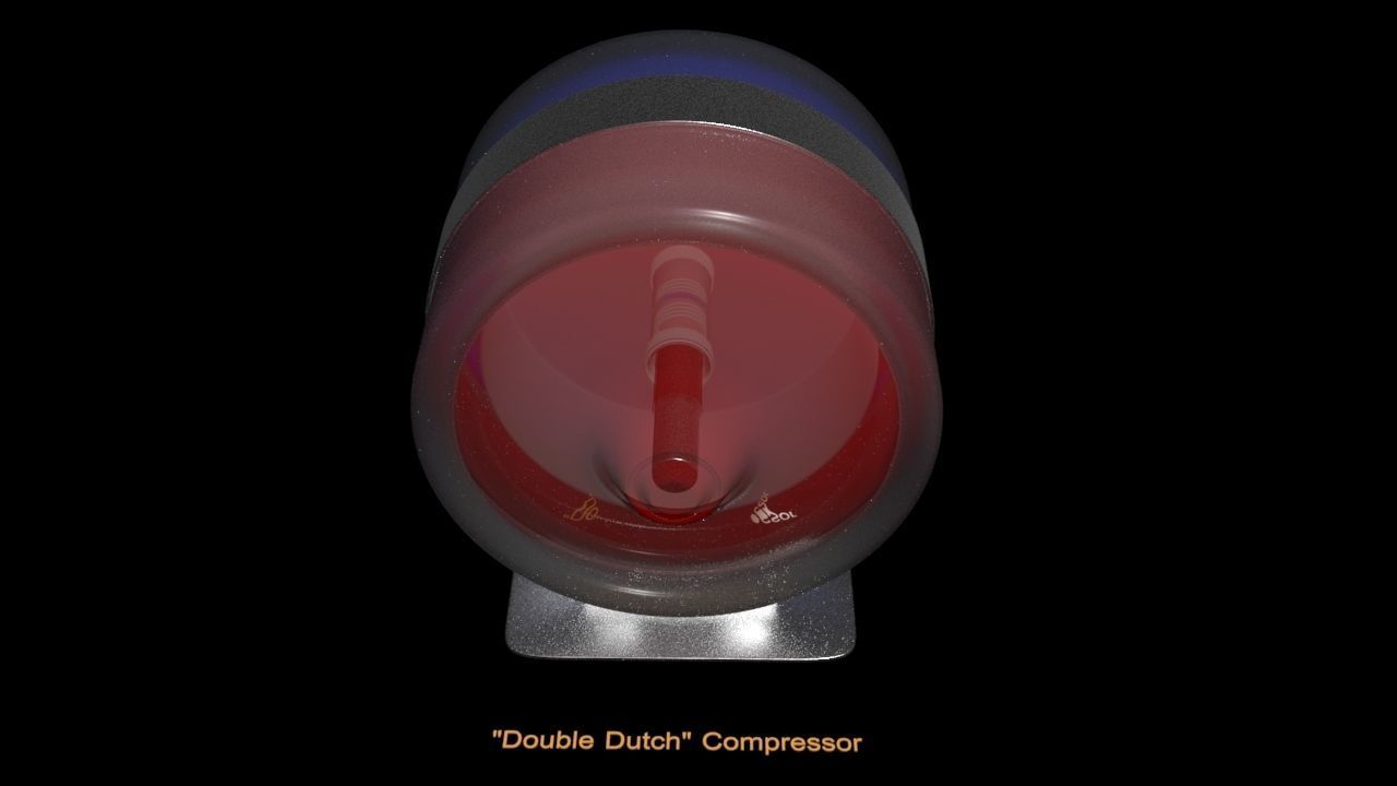 Double Dutch Compressor - Solenoid Thruster - Concept 3D print model_2