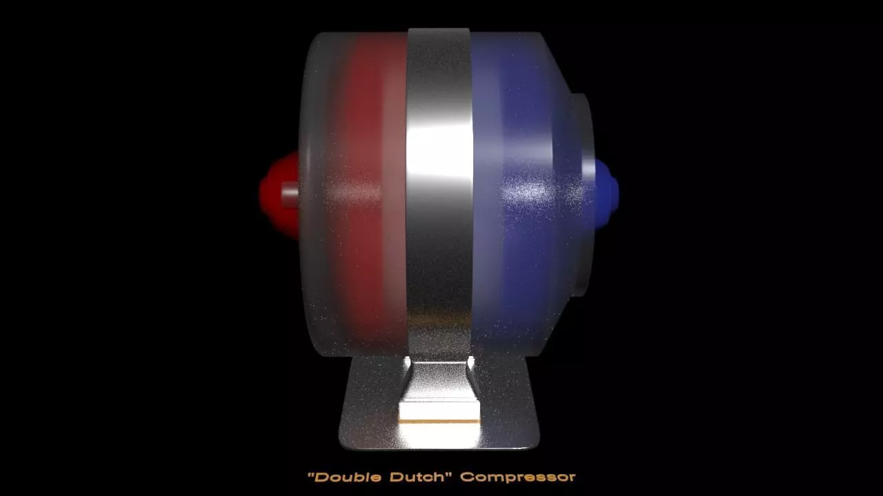 Double Dutch Compressor - Solenoid Thruster - Concept 3D print model_0