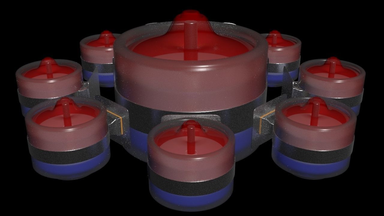 Double Dutch Compressor - Solenoid Thruster - Concept 3D print model_16