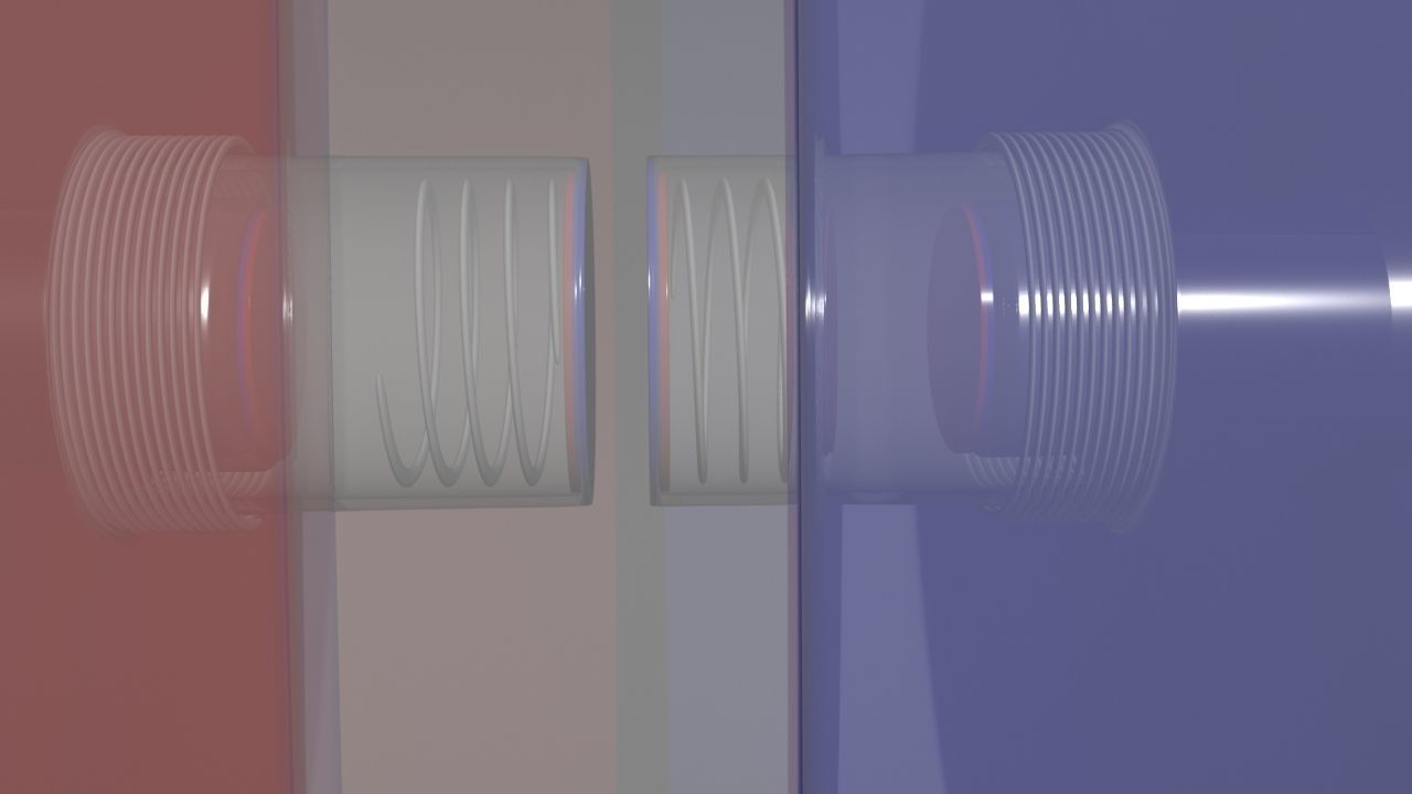 Double Dutch Compressor - Solenoid Thruster - Concept 3D print model_8
