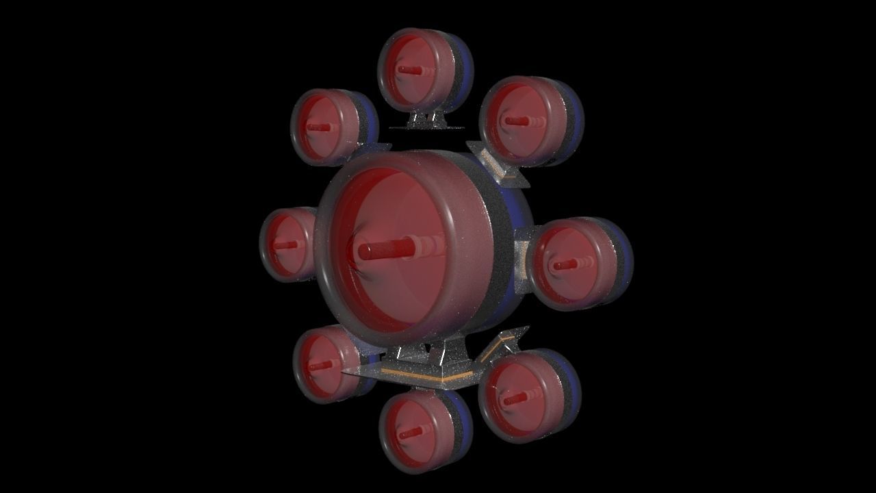 Double Dutch Compressor - Solenoid Thruster - Concept 3D print model_18