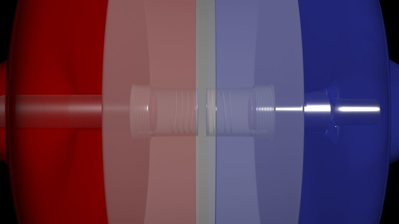 Double Dutch Compressor - Solenoid Thruster - Concept 3D print model_7