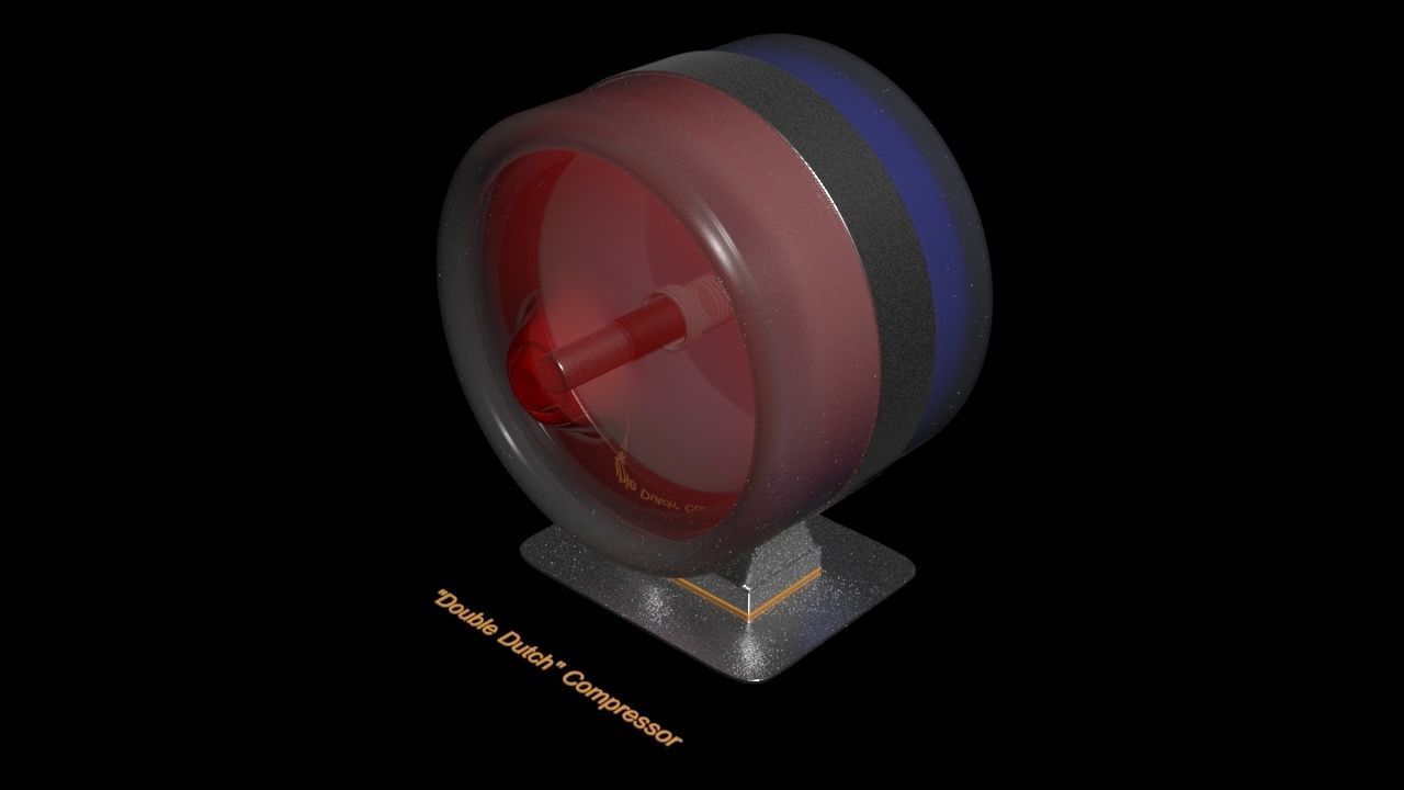 Double Dutch Compressor - Solenoid Thruster - Concept 3D print model_15