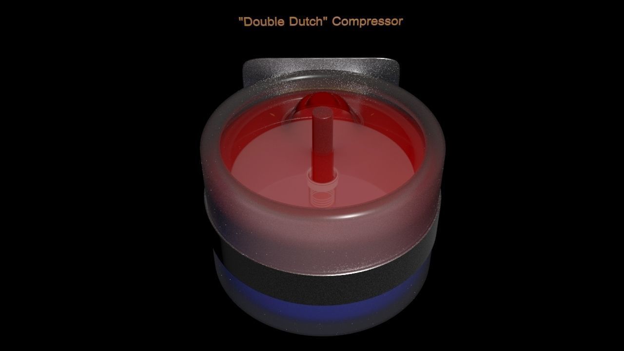 Double Dutch Compressor - Solenoid Thruster - Concept 3D print model_19