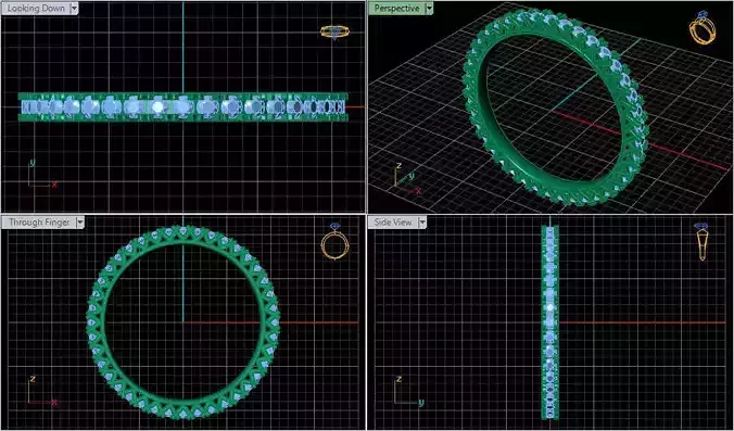 fashion ring engagement ring silver gold