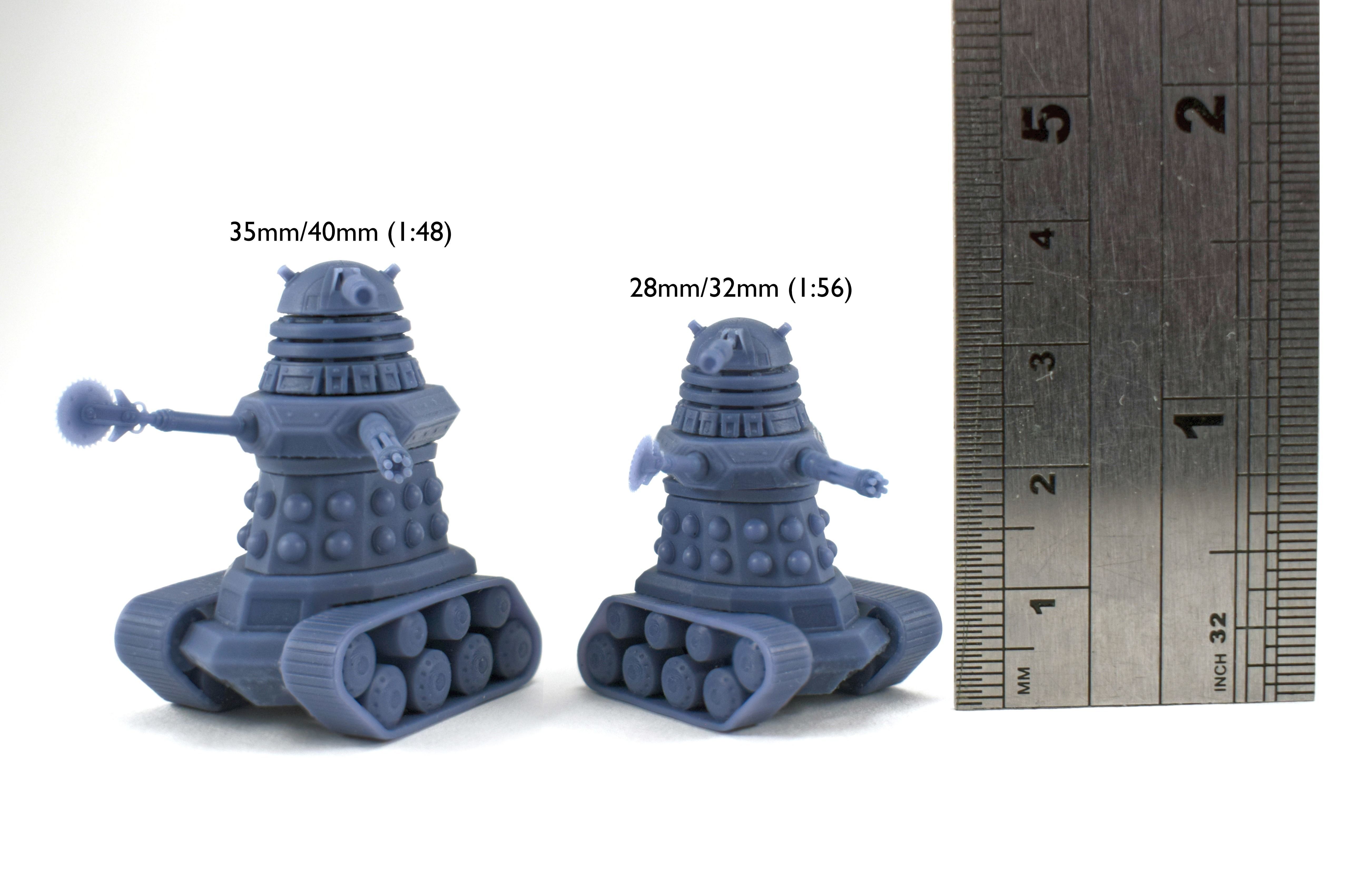 05 D-A-L-E-K - Berserker- 32mm Miniature -  3D print model_5