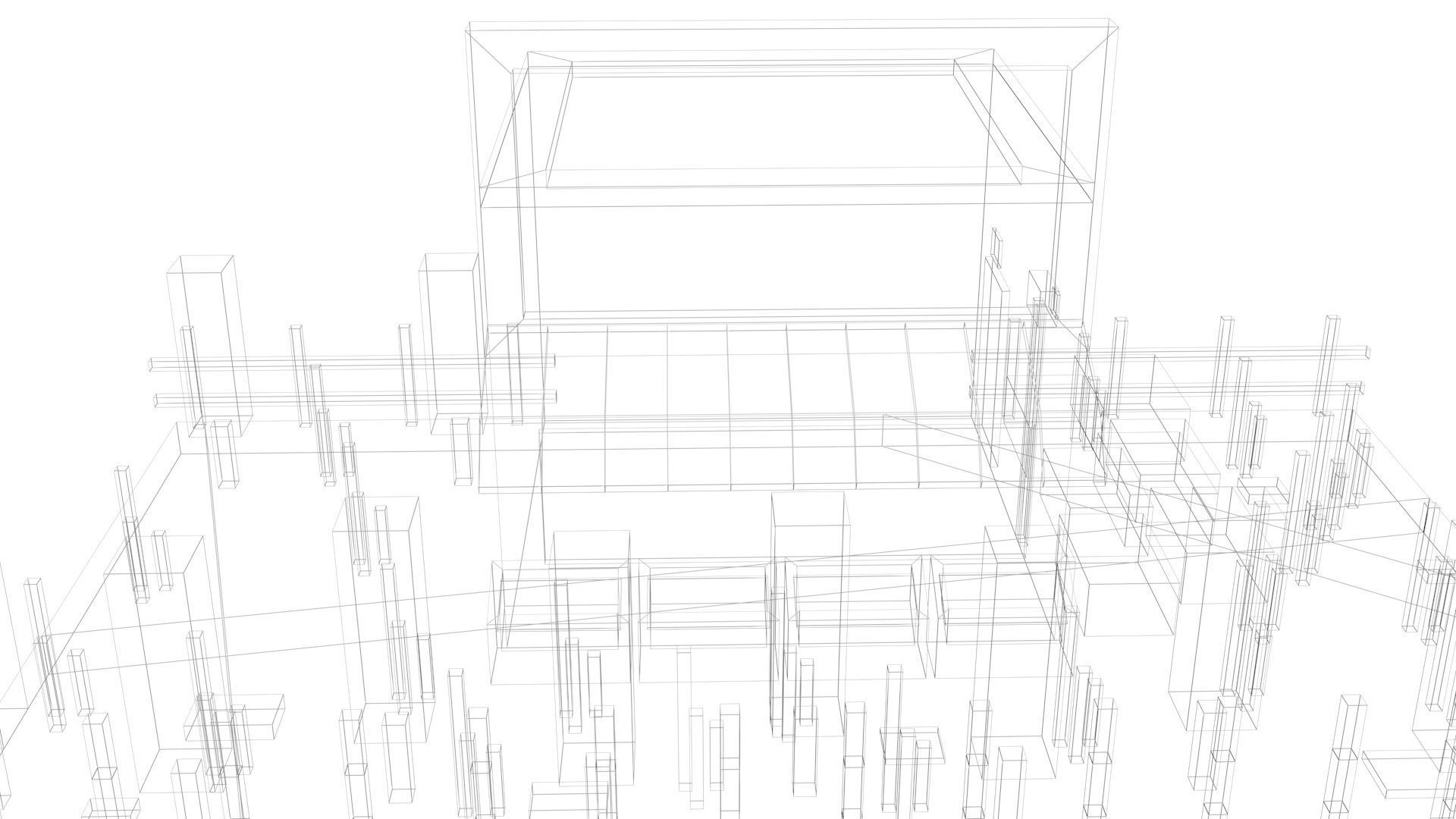 Low Poly Game Ready Town Market Low-poly 3D model_17