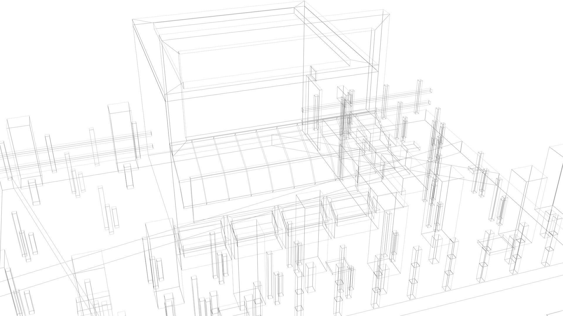 Low Poly Game Ready Town Market Low-poly 3D model_22