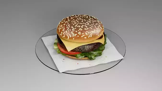 McDonalds Burger 3D 3D model