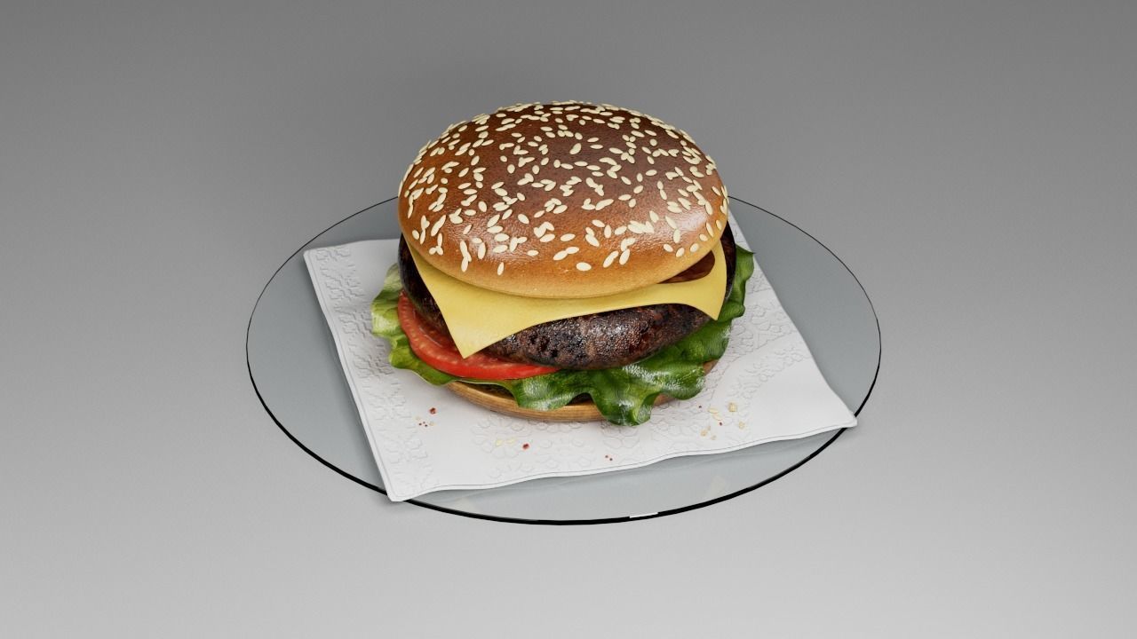 McDonalds Burger 3D 3D model_18