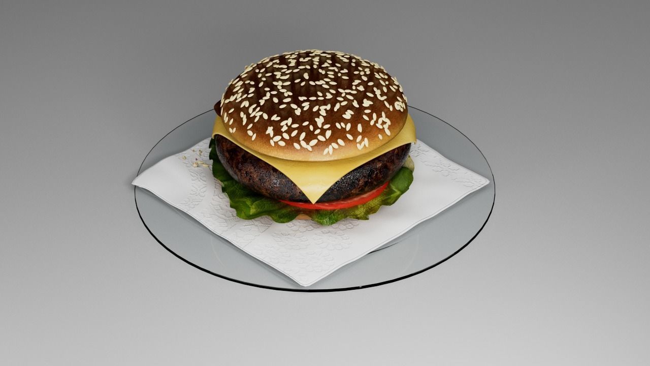 McDonalds Burger 3D 3D model_10