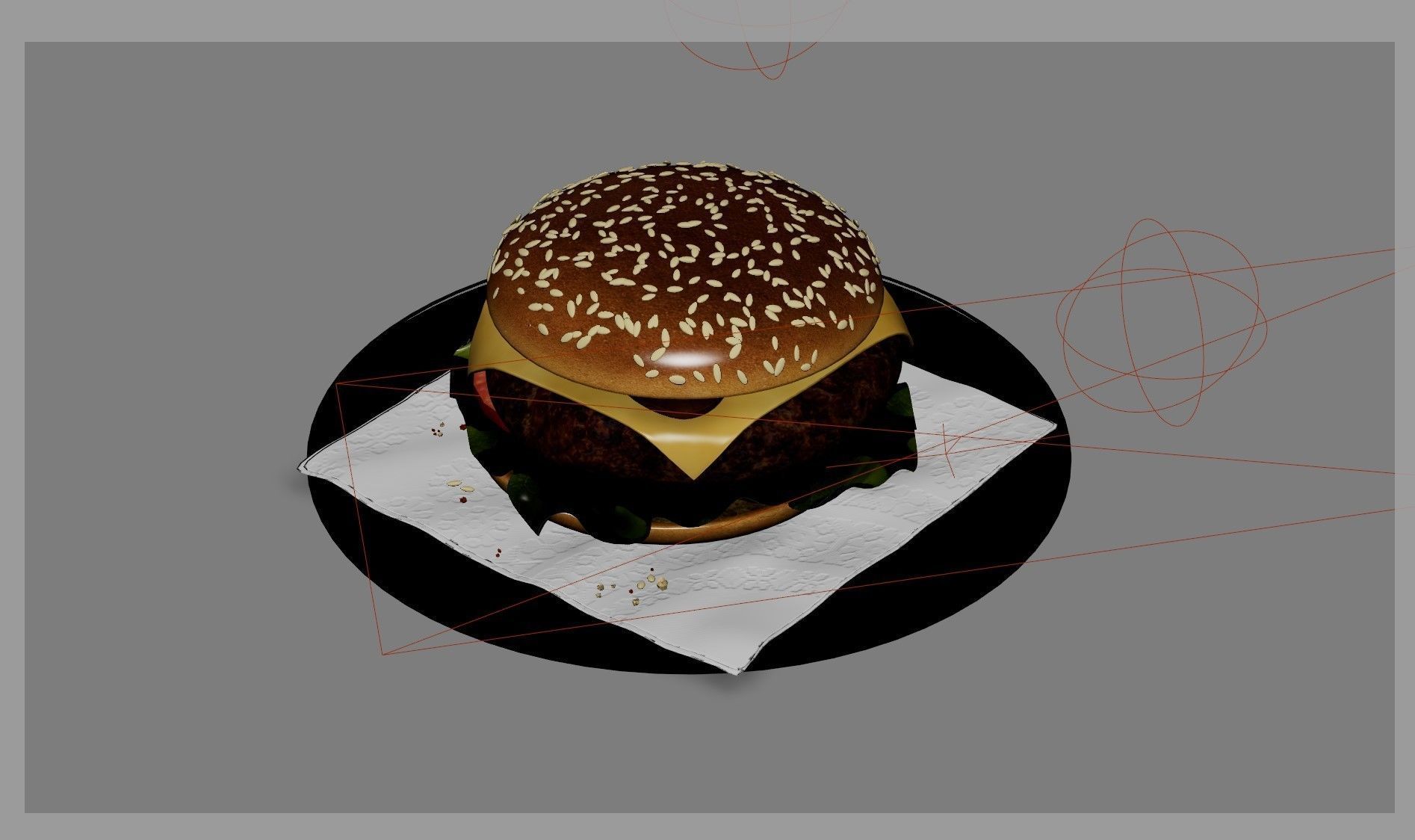 McDonalds Burger 3D 3D model_21