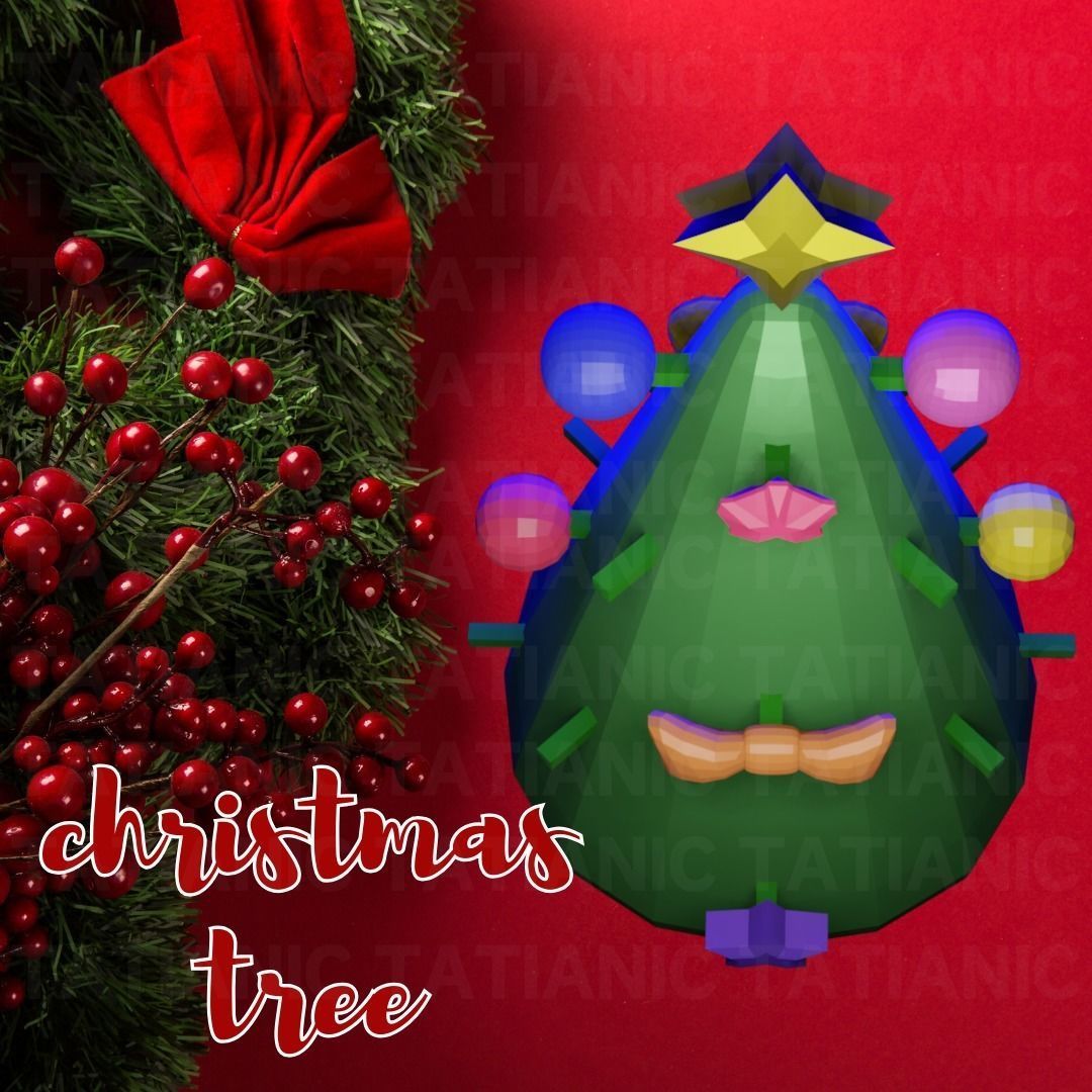 CHRISTMAS TREE assemblable 3D print model_7