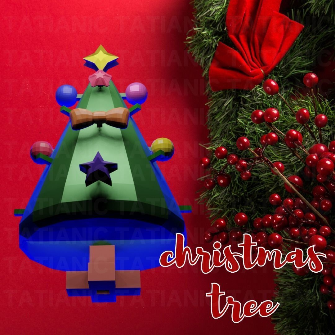 CHRISTMAS TREE assemblable 3D print model_5