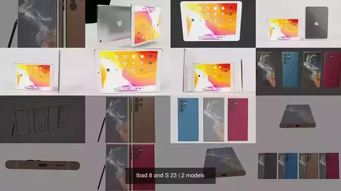 Ibad 8 and S 23 3D Model Collection