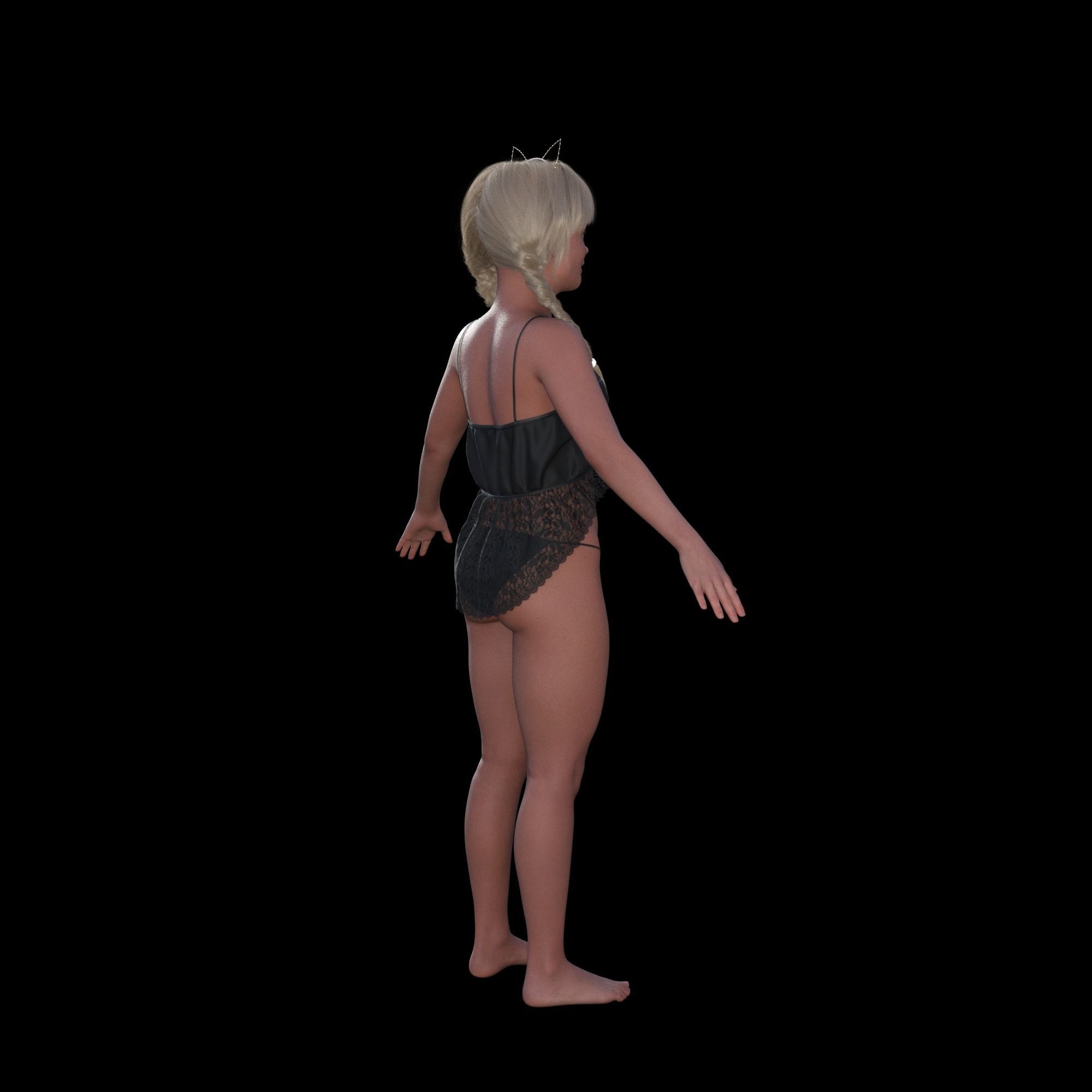 Kayla 3D model_2