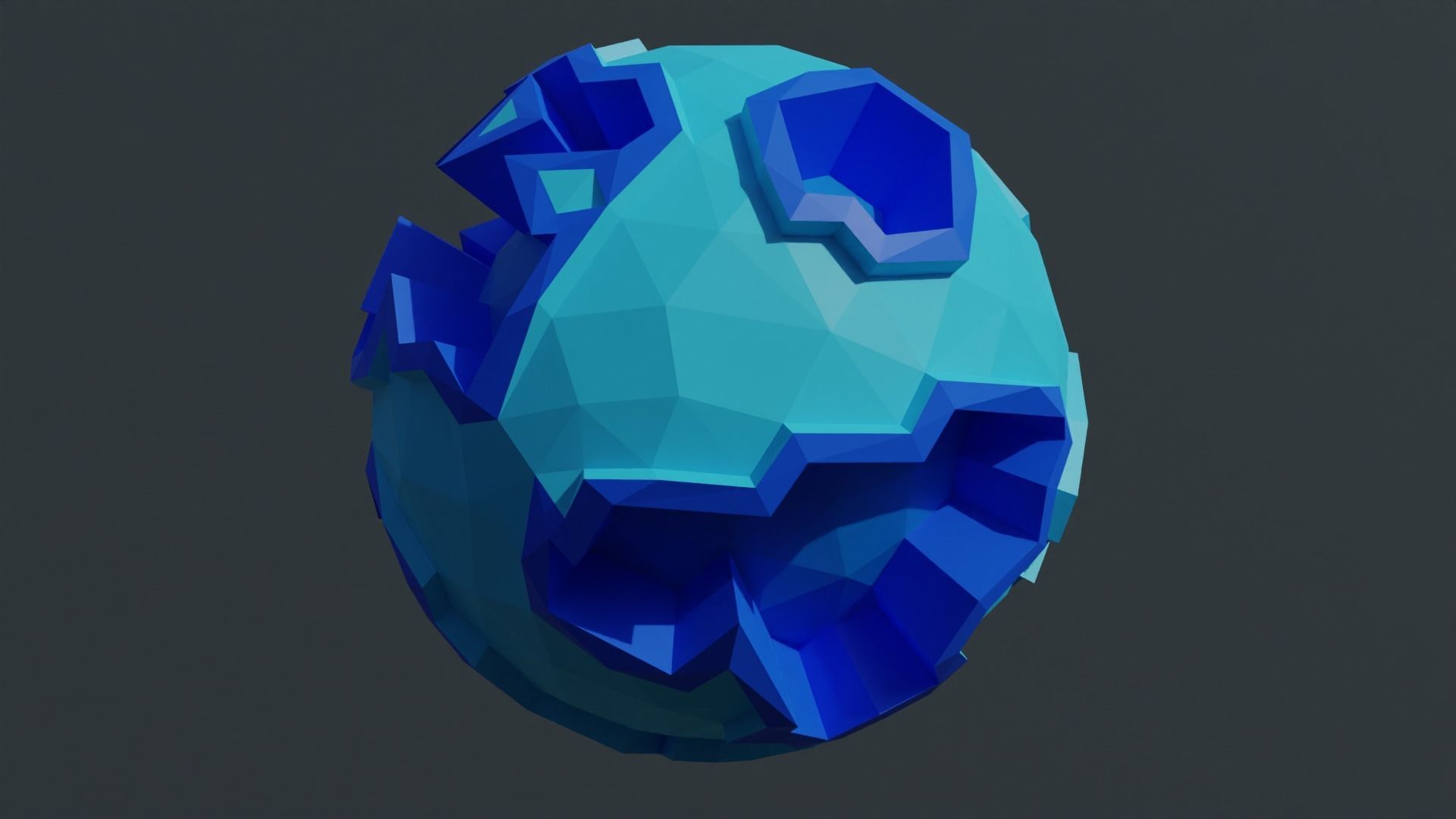 Planet Low Poly Pack Low-poly 3D model_3