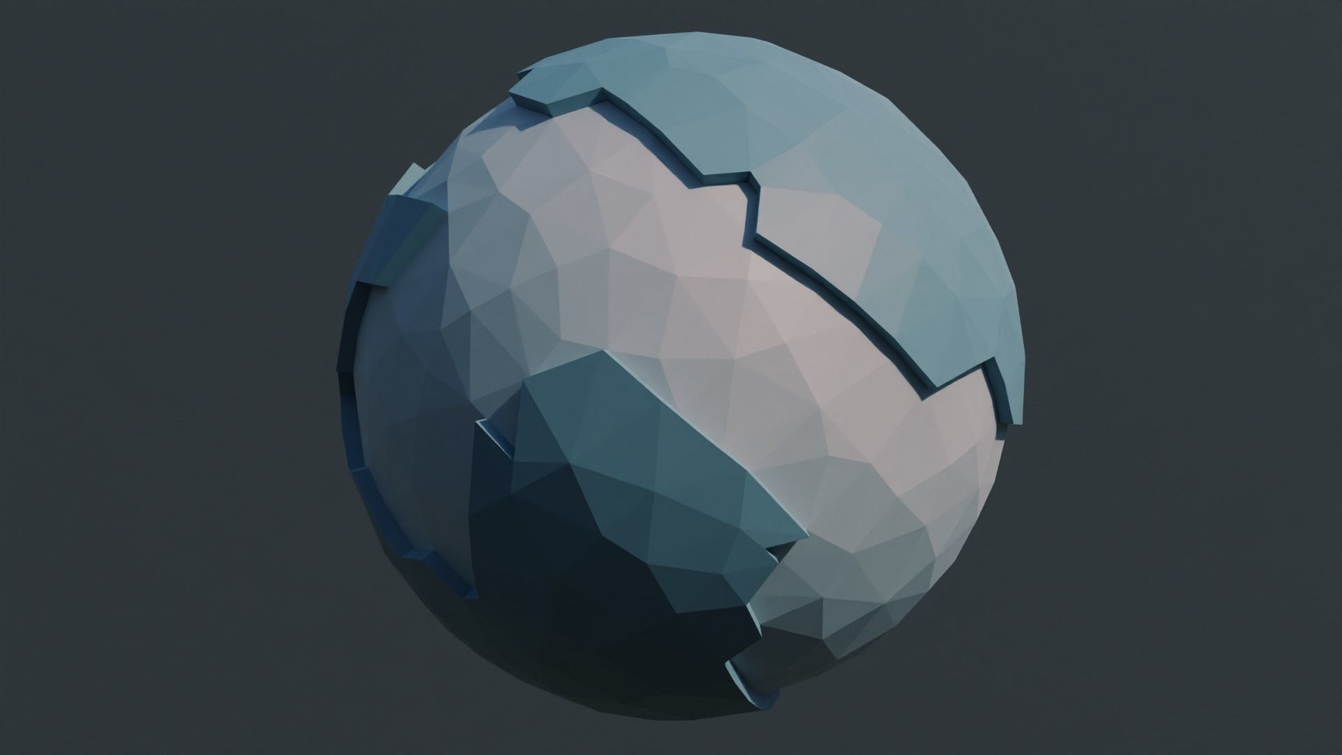 Planet Low Poly Pack Low-poly 3D model_55