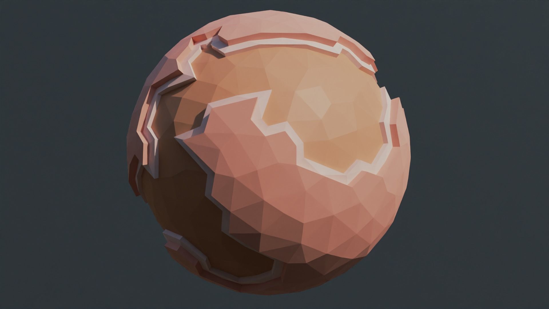 Planet Low Poly Pack Low-poly 3D model_27