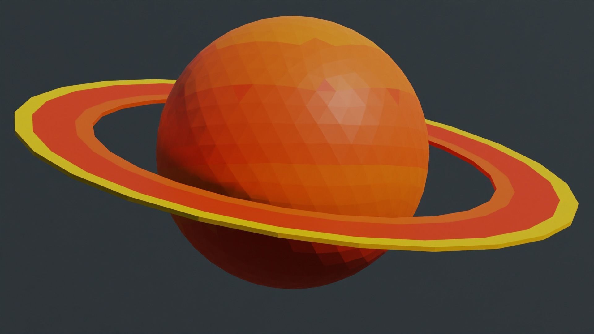 Planet Low Poly Pack Low-poly 3D model_19