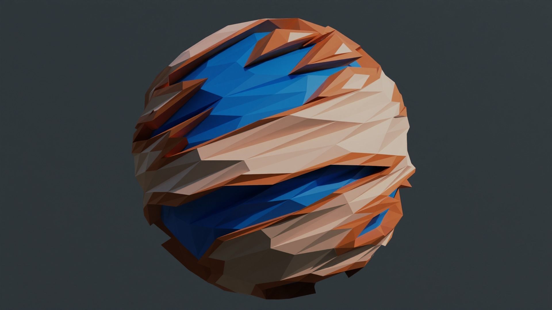Planet Low Poly Pack Low-poly 3D model_2