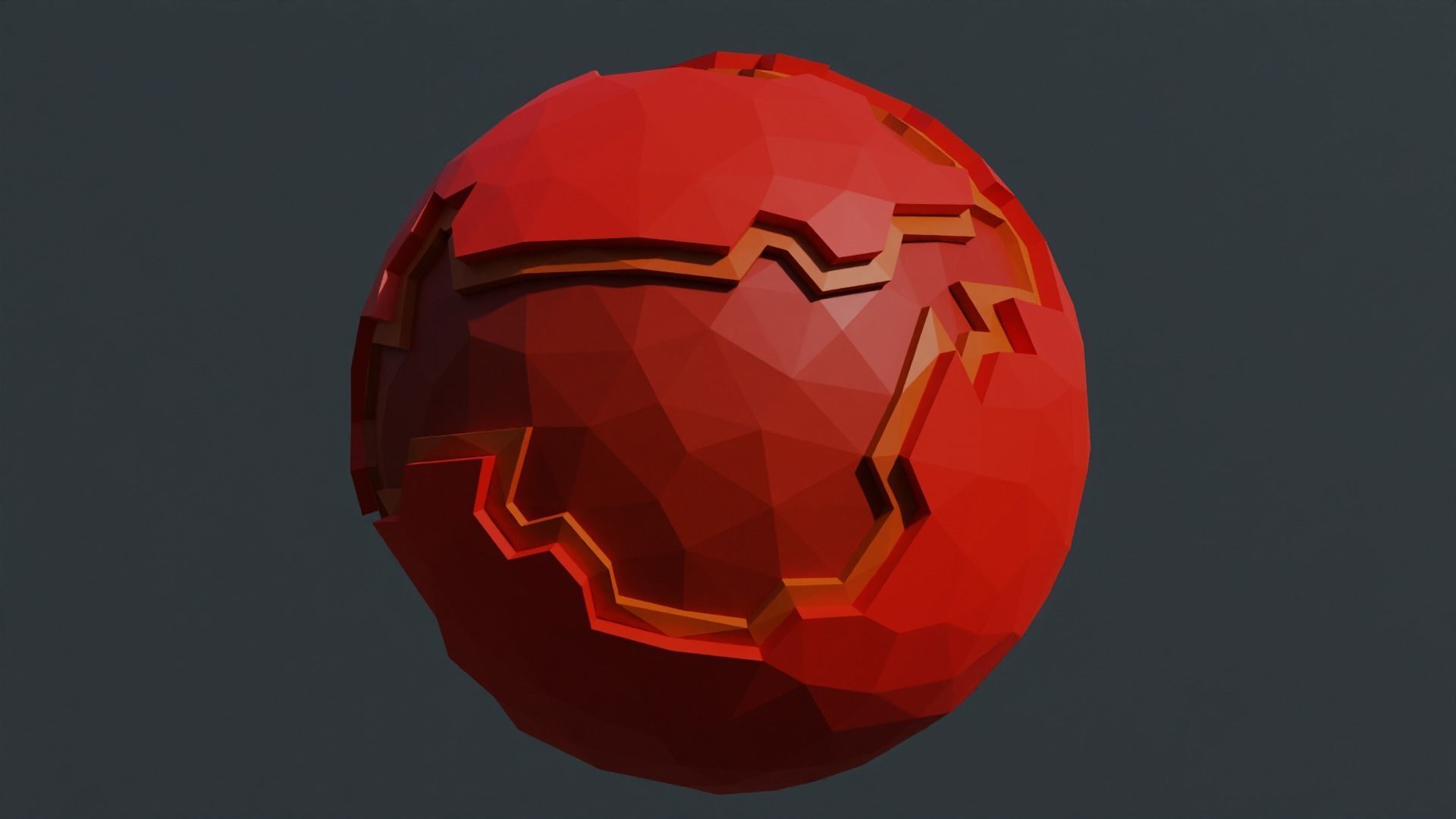 Planet Low Poly Pack Low-poly 3D model_33