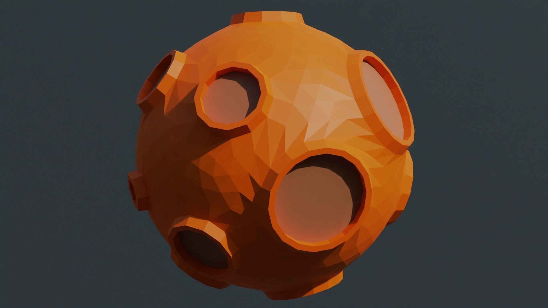 Planet Low Poly Pack Low-poly 3D model_1